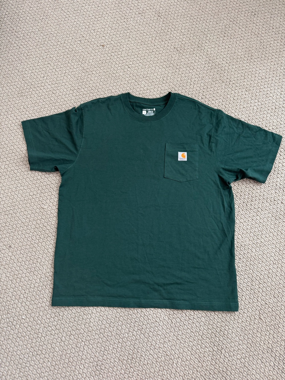 Carhartt Dark Green Short-Sleeve Shirt